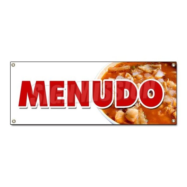 Signmission MENUDO BANNER SIGN traditional mexican soup pancita stew tortillas hot B-Menudo - main